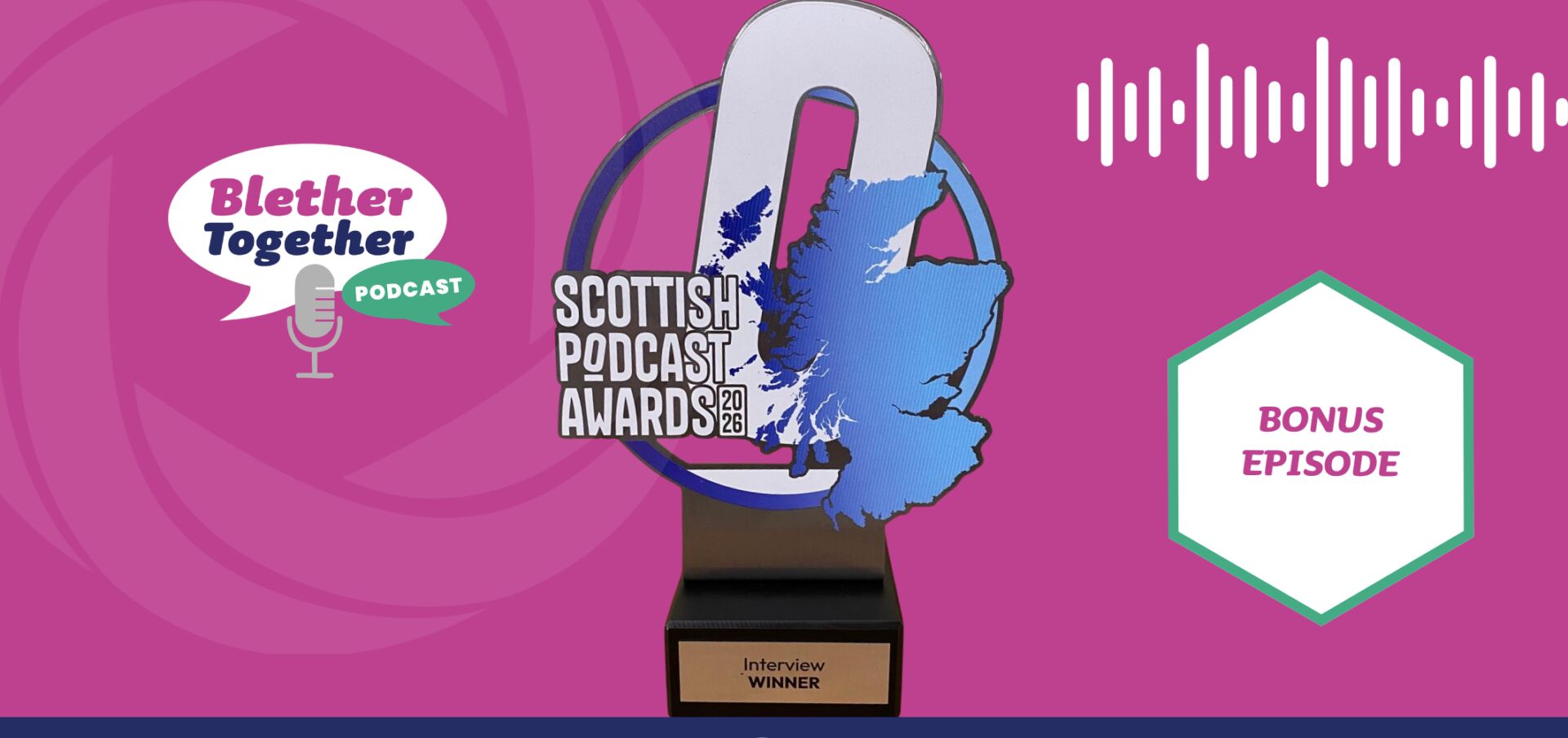 Podcast Awards website banner